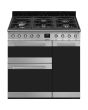 SMEG SY93-1 freestanding cooker, 90x60, stainless steel ECLIPSE GLASS