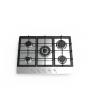 Apelson Appliances Uk Ltd UBGHDFFJ70.1 70Cm 5 Burner Gas Hob With Wok Burner