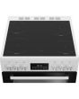Beko EDC6731W 60Cm Double Oven Electric Cooker With Vitroceramic Hob