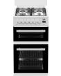 Beko EDG507W 50Cm Twin Cavity Gas Cooker