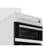Beko EDG507W 50Cm Twin Cavity Gas Cooker