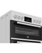 Beko FDD6231W/MG 60 Cm Dual Fuel Cooker