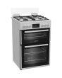 Blomberg GGRN655W Freestanding 60Cm Gas Double Oven With Lid 