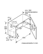 Bosch DFM063W56B/MG Series 2 60Cm Telescopic Canopy Hood