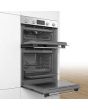 Bosch MBS533BS0B 59.4cm Built In Electric Double Oven with 3D Hot Air - Stainless Steel