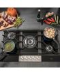 Caple C789G 88Cm Glass On Gas Hob