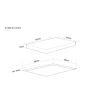 Caple C990I/OG 92Cm Induction Hob 'Sense Premium'