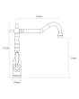 Caple FRA/SS/OG Frampton Single Lever Tap