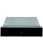 Caple WD140BK 'Sense' Black Glass Warming Drawer