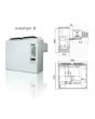 Combisteel 7469.1110//GR Negative Wall-Mounted Unit