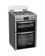 Hotpoint HDD6GDC2WX 60Cm Dual Fuel Double Oven Cooker