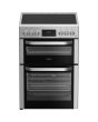 Hotpoint HDE6VDCX/R 60Cm Electric Cooker With Ceramic Hob