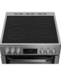 Hotpoint HDE6VDCX/R 60Cm Electric Cooker With Ceramic Hob