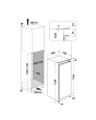 Hotpoint HS12A1D.UK2/R Build In Larder In Column Fridge