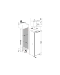 Hotpoint HSZ18012UK/MG Integrated Fridge With Freezer Box