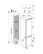 Hotpoint HTC20T322/R Integrated Frost Free Fridge Freezer