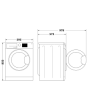 Hotpoint NSWF7469GG/R Hotpoint 7Kg 1400 Spin Washing Machine