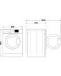 Hotpoint NSWM1146W/R 11Kg Washing Machine