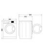 Hotpoint NSWR7469GK/R 7Kg 1400Rpm Washing Machine