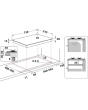 Hotpoint PPH75PDFIX/R 75Cm Gas Hob