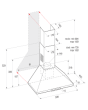 Indesit UHPM6.3FCSX/1/R 60Cm Cooker Hood