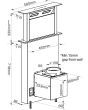 Montpellier DDCH60 60Cm Downdraft Extractor