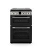 Montpellier MDOG60LS/N 60Cm Double Oven Gas Cooker