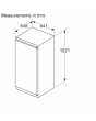 Neff KI1411SE0/MG 122Cm Integrated Fridge