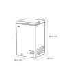 Sensis RFCHT01F97EW 54.5Cm Chest Freezer