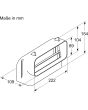 Siemens HZ9VDSB3/MG 90 Flat Duct Bend M Vertical