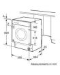 Siemens WK14D322GB/MG Integrated 7Kg / 4Kg Washer Dryer With 1355 Rpm