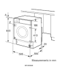 Siemens WK14D542GB/MG 7Kg/4Kg Integrated Washer Dryer