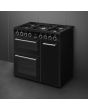 Smeg Uk CX93GMBL 90Cm Dual Fuel Range Cooker