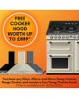 Smeg TR103P Victoria 100Cm Dual Fuel Range Cooker Cream