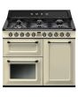 Smeg TR103P Victoria 100Cm Dual Fuel Range Cooker Cream