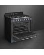 Smeg Uk TR90GR 90cm Dual Fuel Range Cooker 