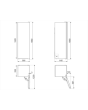 Smeg Uk UKFS18EV2HB Tall Larder Fridge