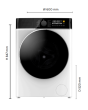 Tesla TWM81400W Freestanding 8Kg 1400Rpm Washing Machine