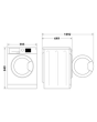 Whirlpool FFTM118X2/R 8 Kg Heat Pump Dryer