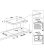 Whirlpool SMP658C/BT/IXL/R 60Cm Flexi Zone Induction Hob