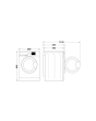 Whirlpool W8W946WRUK/R Freestanding 9Kg Washing Machine