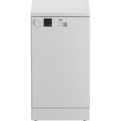 Beko DVS05C20W Slimline Dishwasher - White - 10 Place Settings