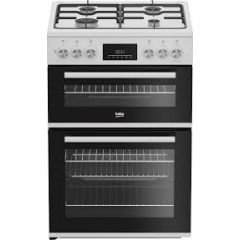 Beko FDD6231W/MG 60 Cm Dual Fuel Cooker
