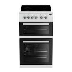 Beko KDVC563AW/R 50Cm Electric Cooker With Ceramic Hob