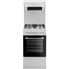 Blomberg GGS9151W 50Cm Single Oven Gas Cooker With Eye Level Grill 