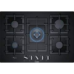 Bosch PPQ7A6B90 Five Burner Glass On Gas Hob 