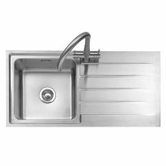 Caple REL100R/OG Rello 100 Inset Stainless Steel Sink With Drainer