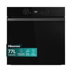 Hisense BI622ABPGUK Built In Electric Single Steam, Plug & Play Oven 