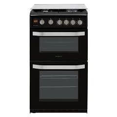 Hotpoint HD5G00CCBK/R 50Cm Double Oven Gas Cooker