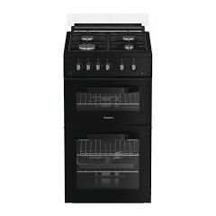 Hotpoint HDG5GCB/R 50Cm Gas Double Cooker